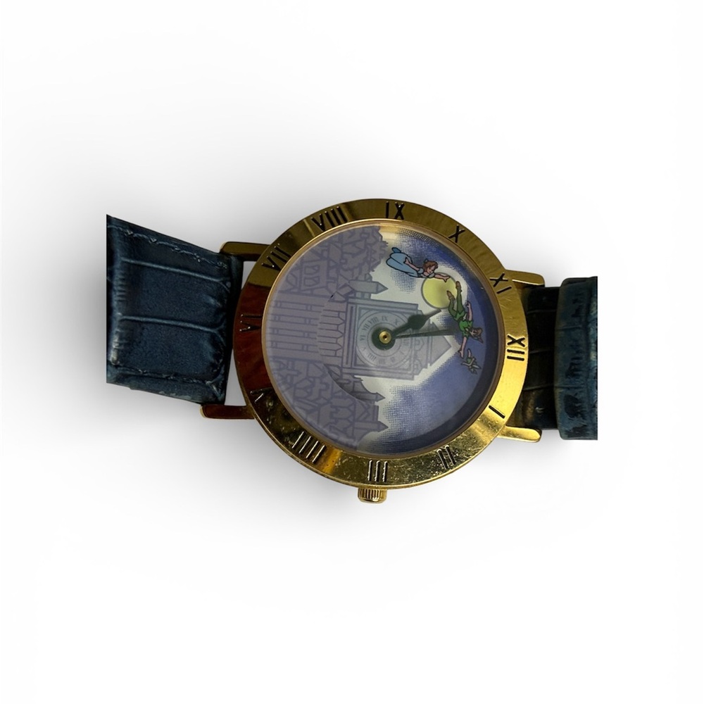 VTG Disney Store Japan Peter pan Tinkerbell Watch 00078 whimsical design magic - Picture 2 of 10